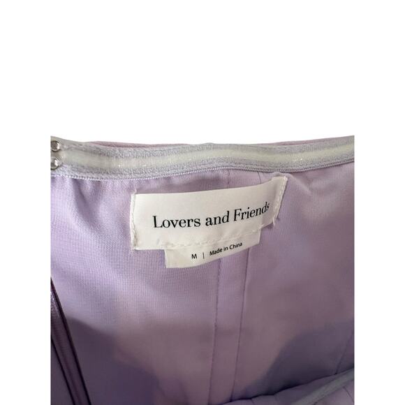 Lovers and Friends Hattie Gown Strapless Tiered Formal Fairy Party Garden Prom M - Picture 7 of 11